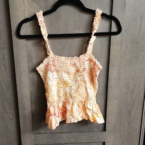Patrons of Peace Cropped Ruffled Camisole